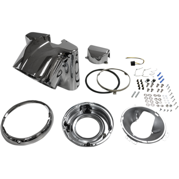 (image for) Drag Specialties Chrome Nacelle Kit