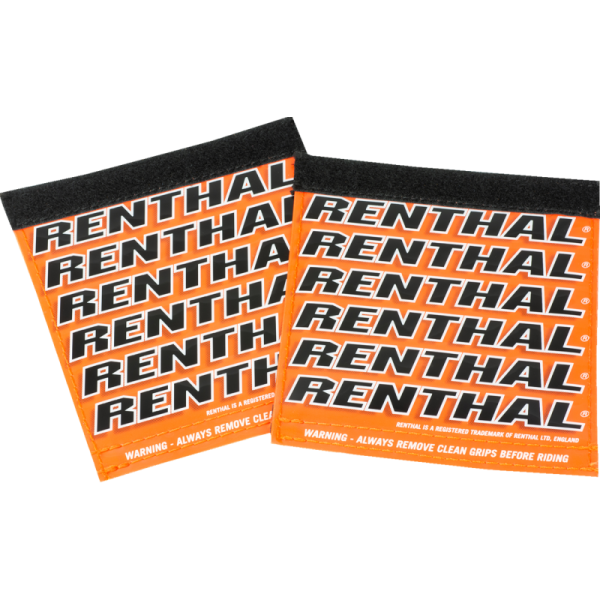 (image for) Renthal Clean Grip Covers - Orange/White/Black