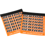 (image for) Renthal Clean Grip Covers - Orange/White/Black