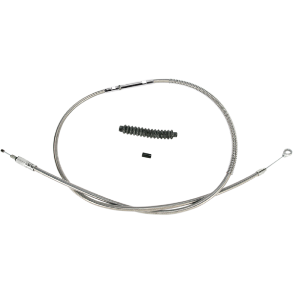 (image for) Barnett High-Efficiency Stainless Steel Clutch Cable for Softail (65" Std)