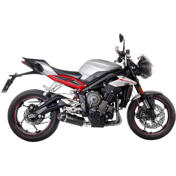 (image for) LEOVINCE LV One EVO Slip-On, Carbon/carbon/carbon, Triumph Street Triple 765 17-22