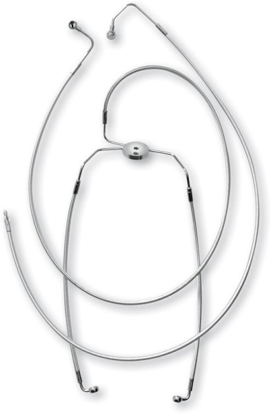 (image for) MAGNUM Designer Series Lower Front Brake Line (Sterling Chromite)