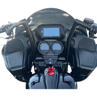 (image for) EZ Install Flat Top Handlebar - Gloss Black, 16” Rise