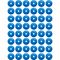 (image for) Round Grand Digger Support Plate - Blue (48 Pk.)