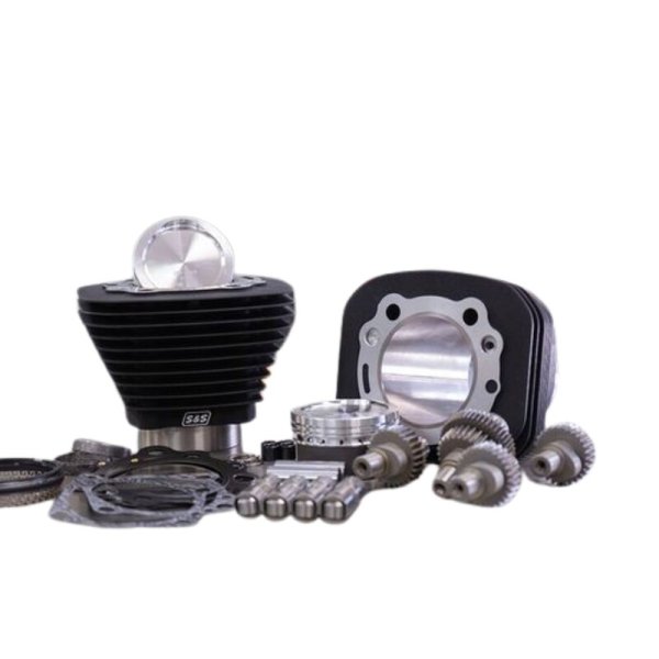 (image for) S&S CYCLE Hooligan Kit - 1200cc to 1250cc, Wrinkle Black