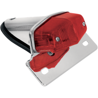 (image for) Pre-65 Lucas-Style Taillight with Chrome Bracket