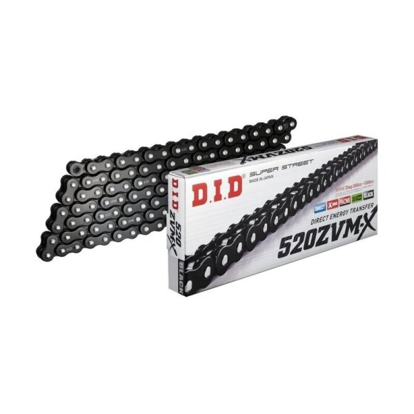 (image for) DID Super Street X2-Ring Chain 520ZVM-X - 120 Links, Natural