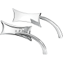 (image for) Micro Mirror Four Point Left Chrome