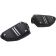 (image for) Twin Rail Footrests, Black, W/o Mounts