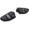(image for) Twin Rail Footrests, Black, W/o Mounts
