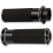(image for) Fusion Beveled Grips - Black Anodized - 99-17 Twin Cam