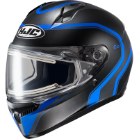 (image for) HJC C10 Elie Helmet - Semi-Flat Black/Blue - Size S