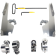 (image for) Fats/Slim Trigger-Lock Mount Kit - Polished