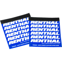 (image for) Renthal Clean Grip Covers - Blue/Silver/White