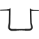 (image for) 16" EZ Install Pointed Top Handlebar, Gloss Black
