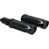 (image for) Arlen Ness Comfort Grips - Deep Cut, Black Anodized