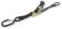 (image for) Medium-Duty Ratchet Tie-Down With Safety Clip Hooks - Black