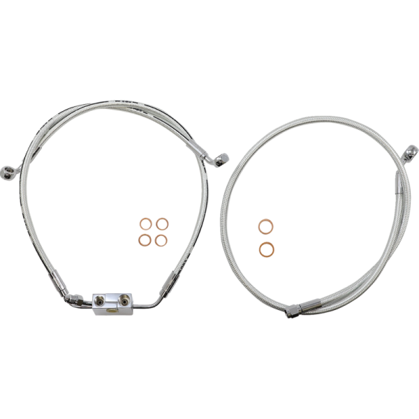 (image for) MAGNUM Sterling Chromite Designer DOT Handlebar Installation Kit, 12"-14" Apes