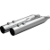 (image for) 4" HP Plus® Slip On Mufflers - Straight cut, chrome