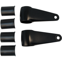 (image for) Universal Headlight Brackets Satin Black