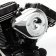 (image for) Super Stock Stealth Air Cleaner Kit - Teardrop Cover, Chrome