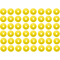 (image for) Round Digger Support Plate, Hi-viz Yellow (48 Pk.)