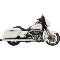 (image for) 4" DNT Straight Can Mufflers - Chrome/Black End