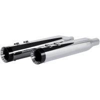 (image for) Chrome Mufflers w/ Black Turbine Tip