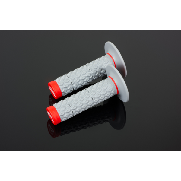 (image for) Renthal Comfort Pattern Dual Compound Grips - Red