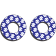 (image for) Factory Effex Moto Grip Donuts - Suzuki (blue/white)