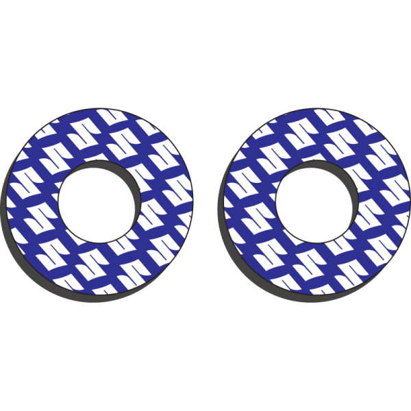 (image for) Factory Effex Moto Grip Donuts - Suzuki (blue/white)