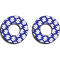 (image for) Factory Effex Moto Grip Donuts - Suzuki (blue/white)