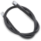 (image for) Black Vinyl-Coated Stainless Steel Brake Line 22"