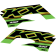 (image for) Factory Effex OEM Shroud and Tank/Shroud Graphics, Style 21 for KX450 19-23