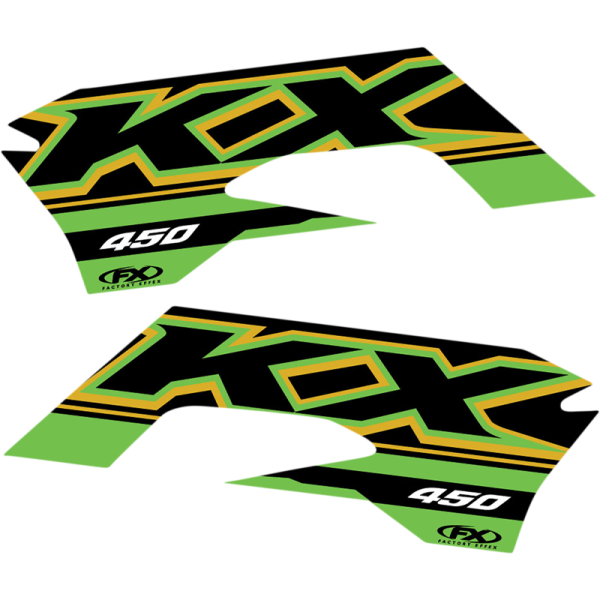 (image for) Factory Effex OEM Shroud and Tank/Shroud Graphics, Style 21 for KX450 19-23