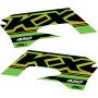 (image for) Factory Effex OEM Shroud and Tank/Shroud Graphics, Style 21 for KX450 19-23