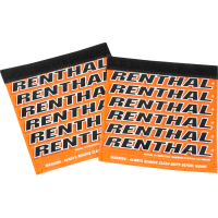 (image for) Renthal Clean Grip Covers - Orange/White/Black