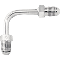 (image for) Chrome Long 90° Tube Adapter