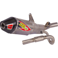(image for) Pro Circuit Ti-6 Titanium Exhaust System w/ Carbon End Cap for Honda CRF250R/RX