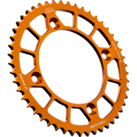 (image for) JT Sprockets RaceLite Orange Aluminum Rear Sprocket - 49T