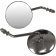 (image for) Universal Round Stamped Steel Mirrors - 4" Stem (Pair)