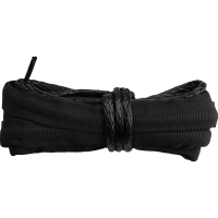 (image for) KFI Smoke Synthetic Winch Rope - 3/16" x 12'
