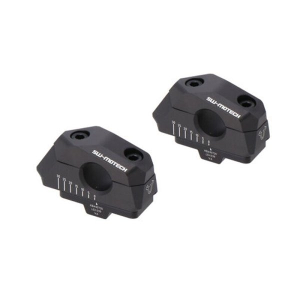 (image for) SW-MOTECH 25 mm Black Adjustable Bar Riser