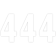 (image for) Pro Numbers - 7" White - No. 4