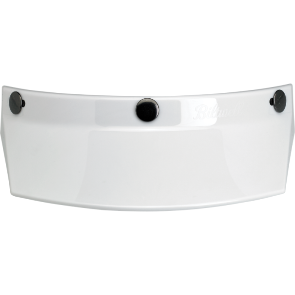 (image for) Biltwell Inc. 3-Snap Visor, White