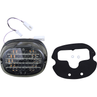 (image for) Low Profile LED Taillight with Turn Signals - No Window, Smoke Lens