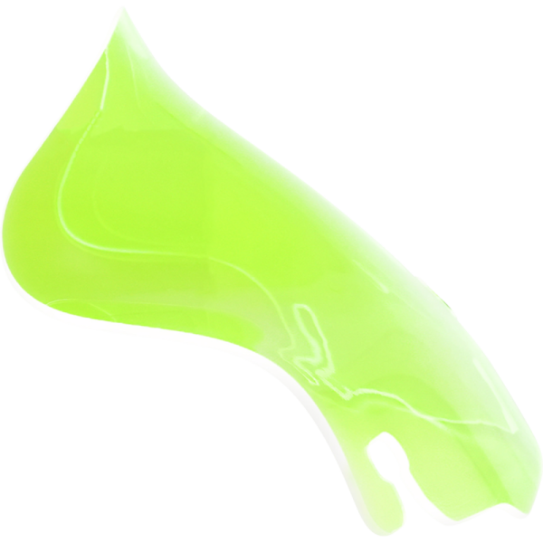 (image for) Klock Werks Ice Kolor Flare Windshield 6.5" Green