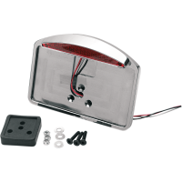 (image for) Half-moon LED taillight/plate mount