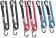 (image for) Black 1" Soft-Tye Tie-Down with Secure Hook
