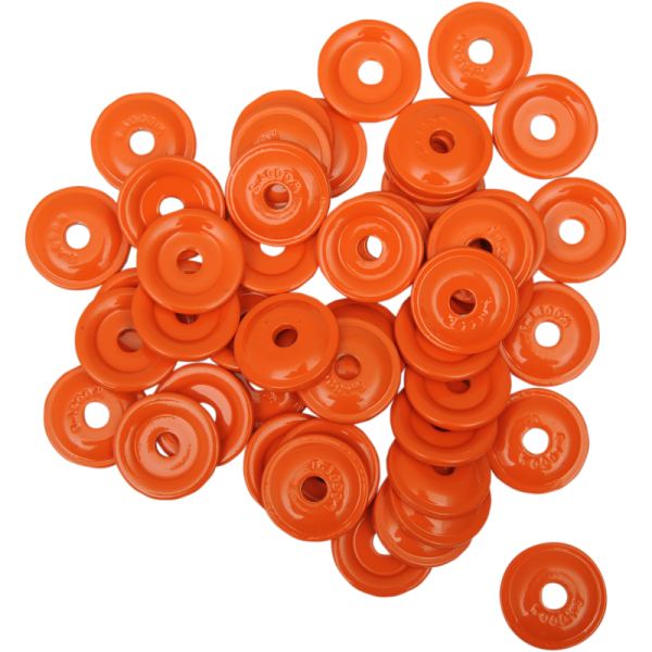 (image for) WOODYS Round Digger Support Plate, Orange (48 Pk.)